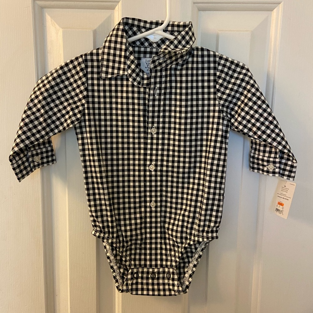 Buffalo Check Dress Onesie